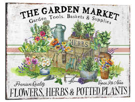 Magnettafel Garden Market Potted Plants