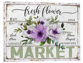 Hartschaumbild Fresh Flower Market Anemone - Belle Creatif