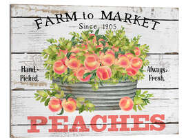 Galleriataulu Farm to Market Peaches
