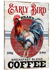 Cuadro de PVC Early Bird Coffee - Belle Creatif