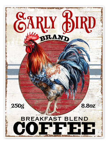 Poster Early Bird Coffee