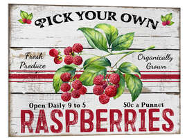 PVC print Pick Your Own Raspberries