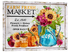 Akrylglastavla Fresh Farm Market Fall - Belle Creatif
