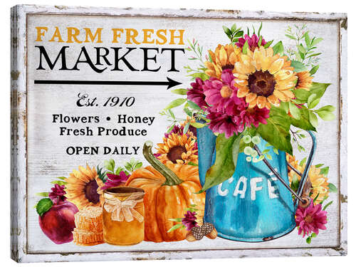 Lerretsbilde Fresh Farm Market Fall