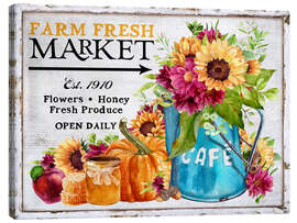 Canvas print Fresh Farm Market Fall - Belle Creatif