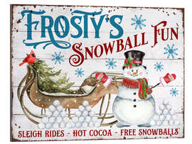 Gallery Print Frosty's Snowball Fun