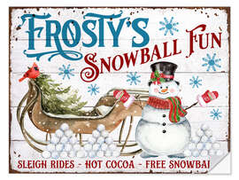 Sticker mural Frosty's Snowball Fun - Belle Creatif