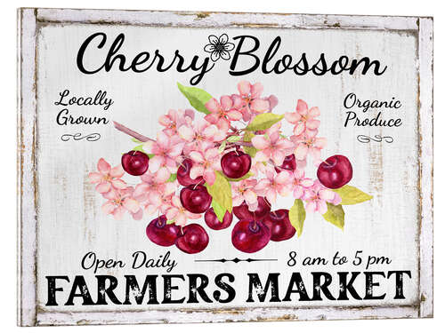 Acrylic print Cherry Blossom Farmer's Market