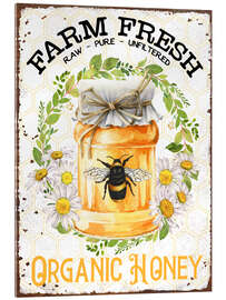 Acrylic print Fresh Honey Jar