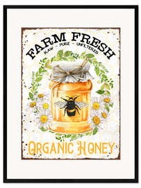 Impression artistique encadrée Fresh Honey Jar