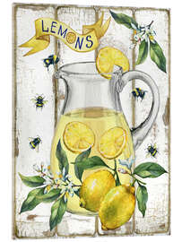 Akrylbilde Fresh Lemon and Lemonade - Belle Creatif