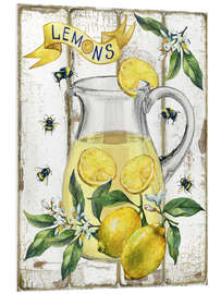 Tableau en PVC Fresh Lemon and Lemonade - Belle Creatif