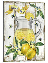 Gallery Print Frische Zitronen und Limo