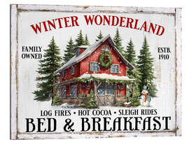 Galleriataulu Winter Wonderland Bed and Breakfast