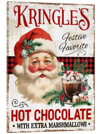 Acrylic print Kringle's Hot Chocolate