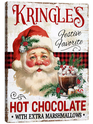 Leinwandbild Kringle's Hot Chocolate