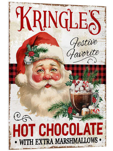 Tableau en PVC Kringle's Hot Chocolate