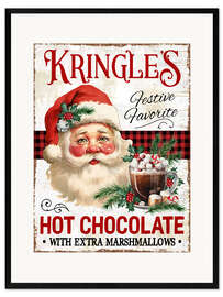 Impression artistique encadrée Kringle's Hot Chocolate