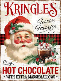 Magnettafel Kringle's Hot Chocolate