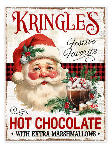 Plakat Kringle's Hot Chocolate