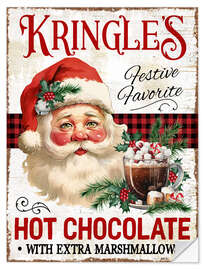 Självhäftande poster Kringle's Hot Chocolate