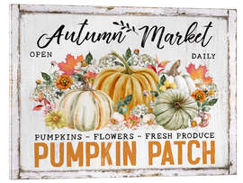 Acrylic print Autumn Market Pumpkin Patch