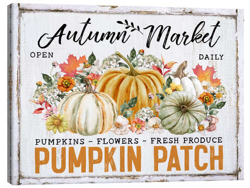 Canvas print Autumn Market Pumpkin Patch