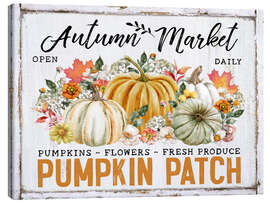 Canvas print Autumn Market Pumpkin Patch