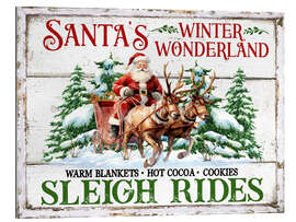 Gallery Print Winter Wonderland Sleigh Rides