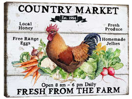 Canvas print Country Market