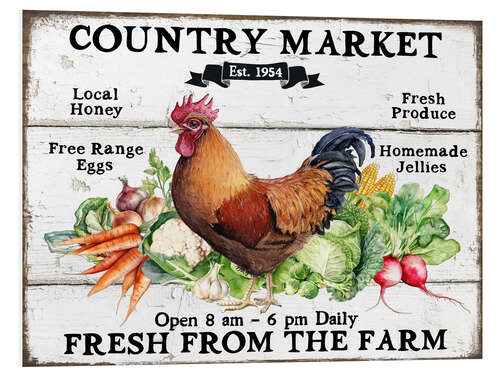 Stampa su PVC Country Market