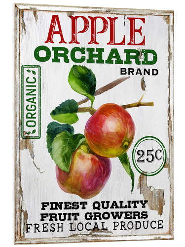 PVC print Apple Orchard