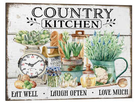 Cuadro de aluminio Country Kitchen