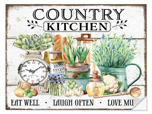 Adesivo murale Country Kitchen