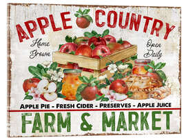 Akrylbilde Apple Country - Farm and Market - Belle Creatif
