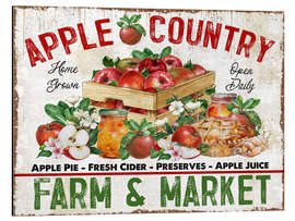 Obraz na aluminium Apple Country - Farm and Market - Belle Creatif