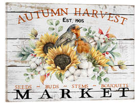 Acrylic print Autumn Harvest Market