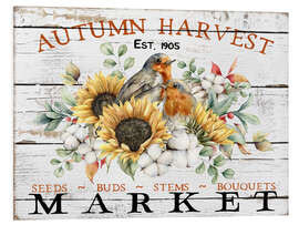 Quadro em PVC Autumn Harvest Market