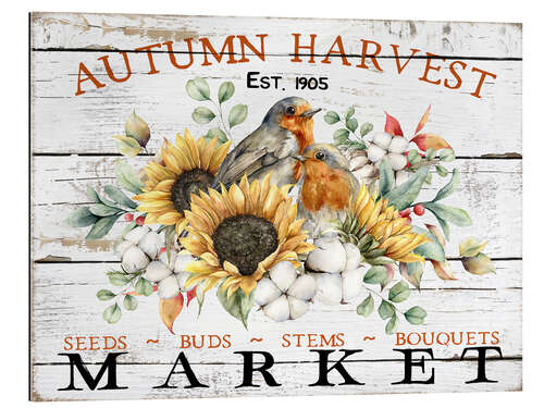 Stampa su plexi-alluminio Autumn Harvest Market