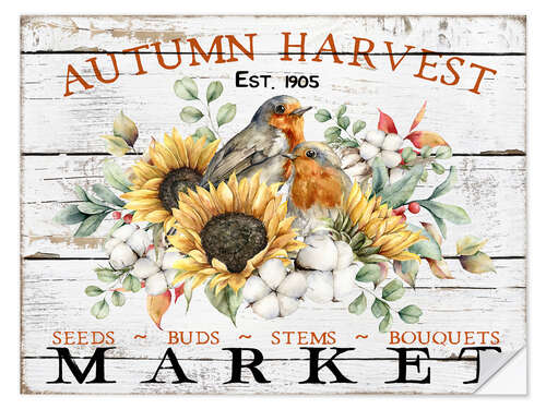 Adesivo murale Autumn Harvest Market