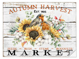 Adesivo murale Autumn Harvest Market