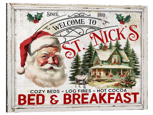Stampa su alluminio St. Nick's Bed and Breakfast