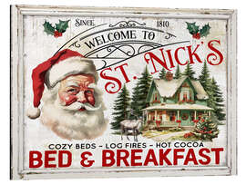 Print på aluminium St. Nick's Bed and Breakfast