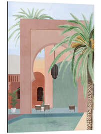 Magnettafel Marokkanischer Pool