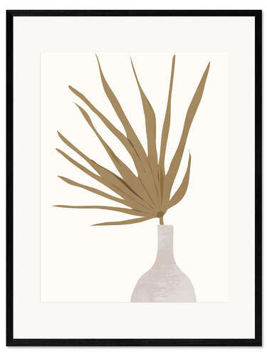 Stampa artistica con cornice Minimal Plant I