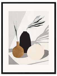 Framed art print Still Life - Vases II