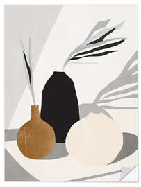 Wandsticker Stillleben - Vasen II