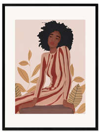 Innrammet kunsttrykk Girl Portrait II