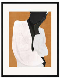 Gerahmter Kunstdruck Minimal Art Girl I