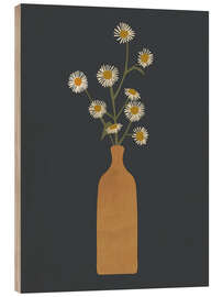 Holzbild Blumen - ThingDesign
